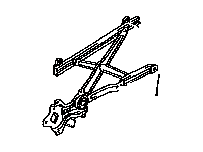Toyota Cressida Window Regulator - 69803-22110