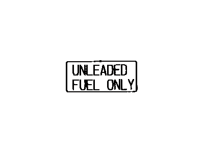 Toyota 74559-14050 Label,  Fuel Information