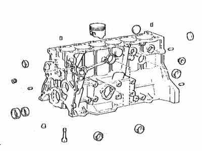 Toyota 11401-49616 Cylinder Block