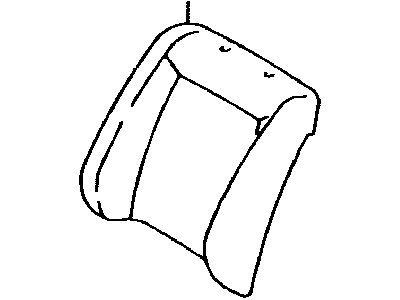 Toyota 71074-1E180-02 Cover, Front Seat Back, Driver Side(For Separate Type)