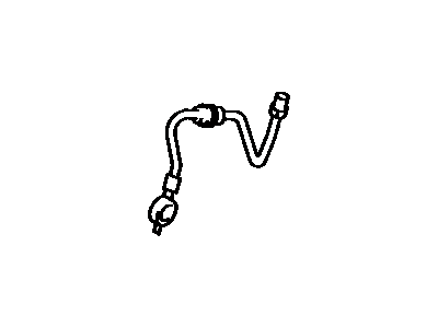 Toyota 90080-47023 Hose, Flexible(For Front)