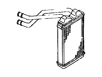 Toyota 87107-02020 Unit Sub-Assembly, Heater Radiator
