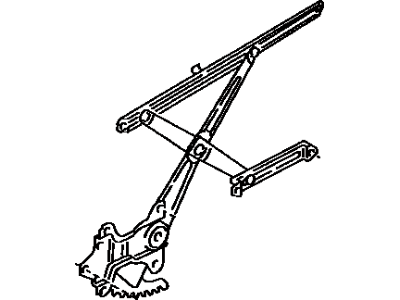 Toyota Window Regulator - 69802-12100