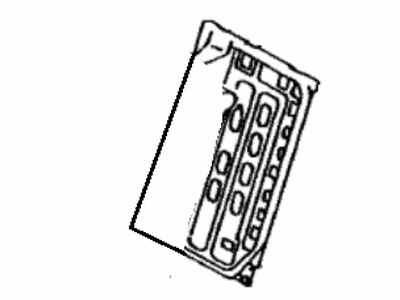 Toyota 71017-02010 Frame Sub-Assembly, Rear Seat Back, Passenger Side