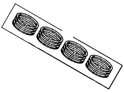 Toyota 13011-21070 Ring Set,  Piston