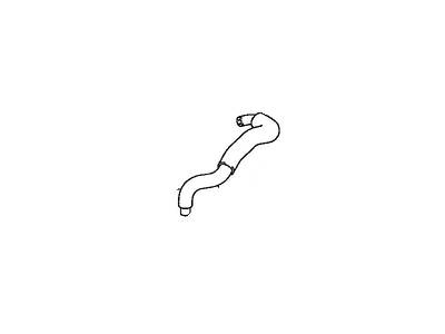 Toyota 12262-21050 Hose,  Ventilation,  NO.2