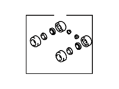 Toyota 04906-47010 Cup Kit,  Rear Wheel Cylinder