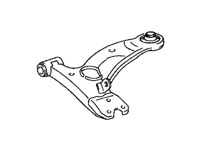 Toyota 48069-47020 Arm Sub-Assembly, Front Suspension, Lower Driver Side