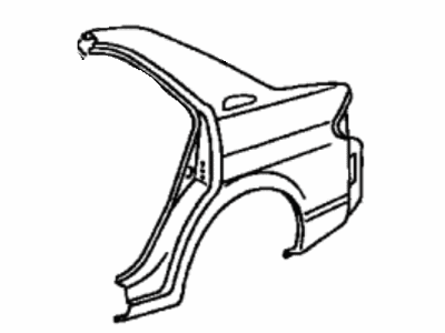 Toyota 61602-47030 Panel, Quarter, Driver Side