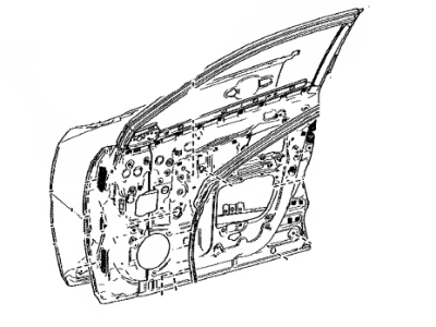 Toyota 67001-F4030 Panel Sub-Assy,  Front Door,  RH