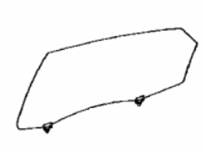 Toyota 68103-07030 Glass Sub-Assy,  Rear Door,  RH
