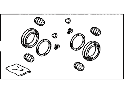 Toyota 04478-06221 Caliper Seal Kit, Front