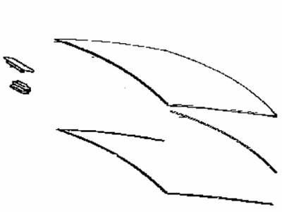 Toyota 64801-07010 Glass,  Back Window