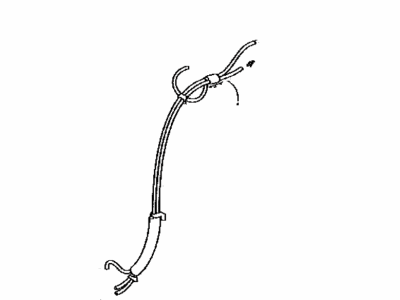 Toyota 17308-0P111 Hose Sub-Assy,  Vacuum(For Idle-Up)