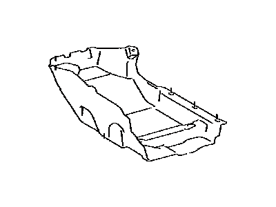 Toyota 58511-06020-C0 Carpet,  Floor,  Front RH