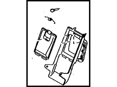 Toyota 72860-07070-C0 Box Assy,  Rear Seat Center Armrest