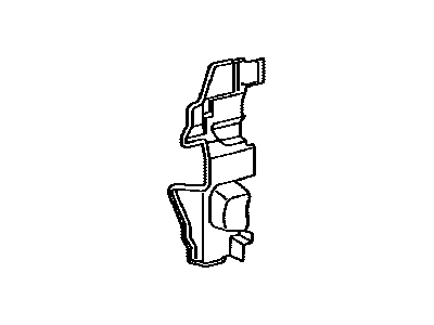 Toyota 53293-07060 Deflector,  Radiator Side,  RH