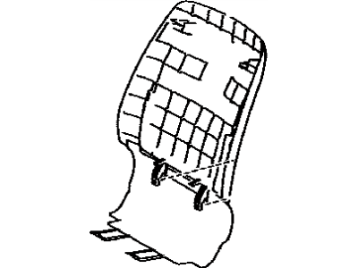 Toyota 71705-07070-C0 Board Sub-Assy,  Front Seat Back,  LH