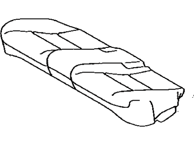 Toyota 71075-07131-A2 Cover,  Rear Seat Cushion (For Bench Type)