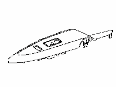 Toyota 74233-07010 Panel, Front Door Armrest Base, Lower Passenger Side