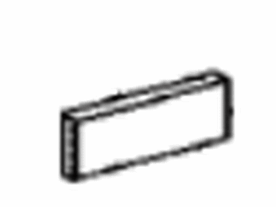 Toyota 63357-0E010 Silencer,  Quarter Panel,  RH