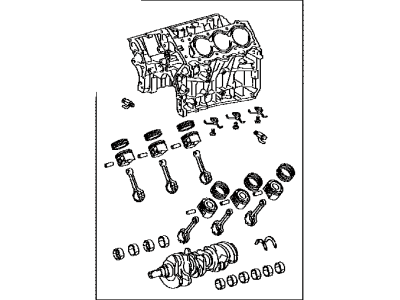 Toyota 11400-36070 Short Block