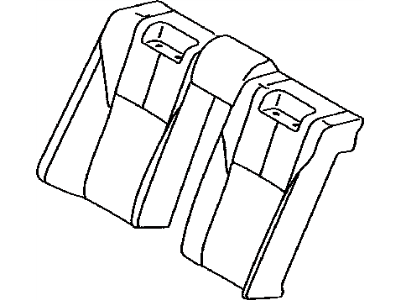 Toyota 71077-07090-C3 Cover,  Rear Seat Back (For Bench Type)
