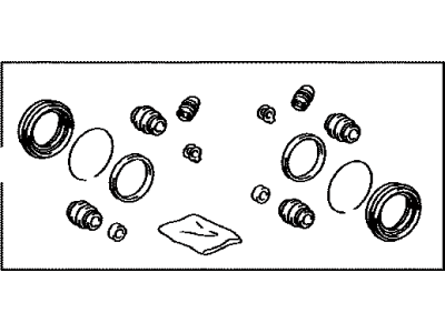Toyota 04479-06285 Caliper Seal Kit, Rear