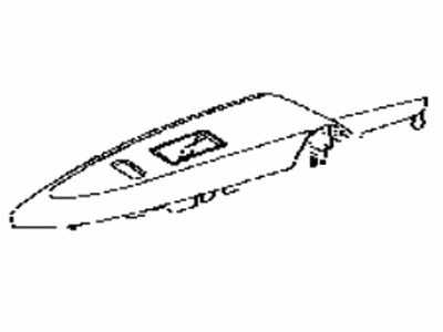 Toyota 74273-07010 Panel, Rear Door Armrest Base, Lower Passenger Side