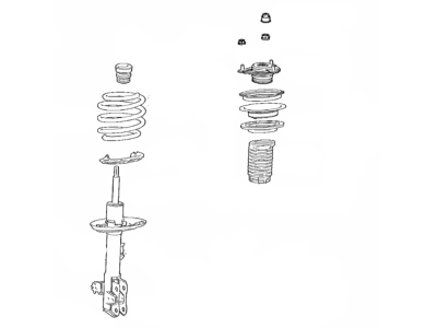 Toyota 48520-80634 Absorber Assembly, Shock, Front Driver Side