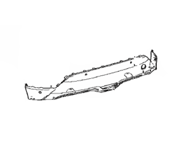 Toyota 52453-F4010 Guard,  Rear Bumper,  Center
