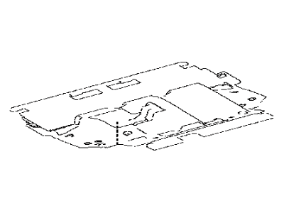 Toyota 58556-0E020 Silencer,  Rear Floor