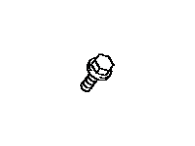 Toyota 90119-A0050 Bolt, With Washer