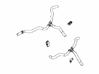 Toyota 87209-0E130 Hose,  Heater Water