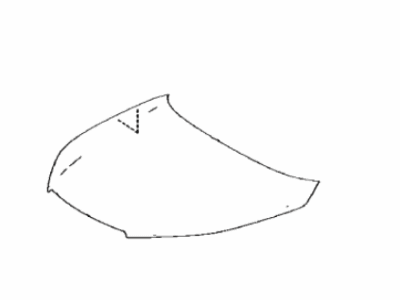 Toyota 53301-0E120 Hood Sub-Assy