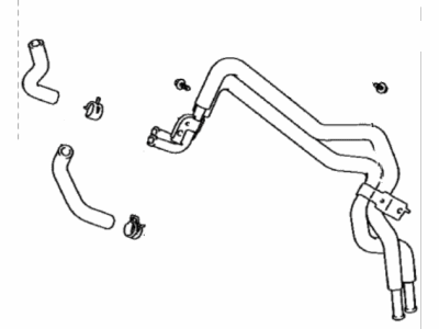 Toyota 87207-0E040 Pipe Sub-Assy,  Water