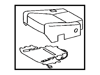Toyota 71076-0E250-B1 Cover,  Rear Seat Cushion,  LH (For Separate Type)