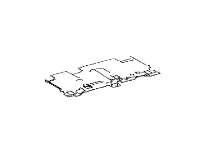 Toyota 58570-0E010 Carpet Assy,  Rear Floor