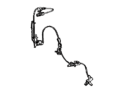 Toyota 89542-0E020 Sensor,  Speed,  Front RH
