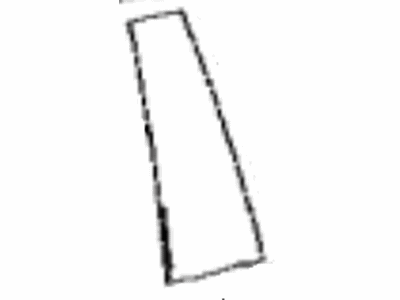 Toyota 75766-0E021 Moulding,  Rear Door Window Frame,  Rear LH