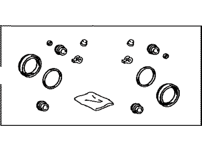 Toyota 04479-0E060 Caliper Seal Kit, Rear