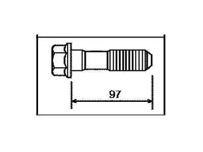 Toyota 90109-A0054 Bolt