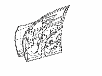 Toyota 67002-0E100 Panel Sub-Assy,  Front Door,  LH