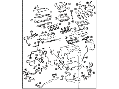 Toyota 04112-0P055 Valve Grind Gasket Kit
