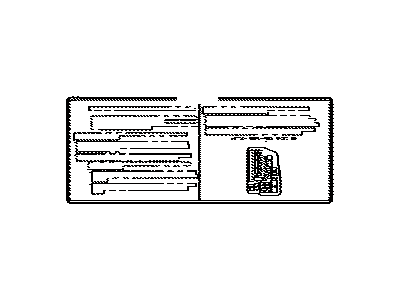 Toyota 82685-0E010 Plate,  Caution