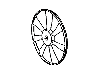 Toyota 16361-0P320 Fan,  RH