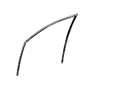 Toyota 68141-0E050 Run,  Front Door Glass,  RH