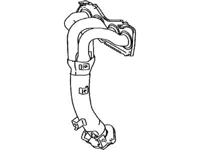 Toyota 17140-0P330 Manifold,  Exhaust