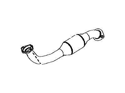 Toyota 17410-0P601 Pipe Assy,  Exhaust,  Front