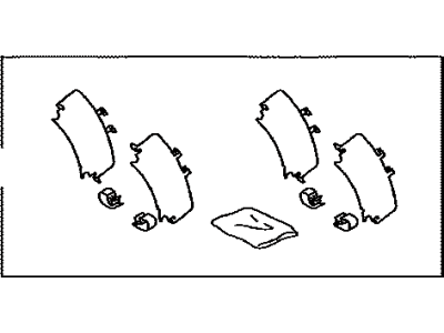Toyota 04946-0E060 Brake Pads Shim